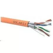 Instalacijski kabel Solarix STP, Cat6A, žica, LSOH B2ca, tuljava 500 m SXKD-6A-STP-LSOH-B2ca