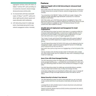 HPE Networking Instant On Switch 48p Gigabit 2p 10GBT 2p SFP  1960 (JL808A)