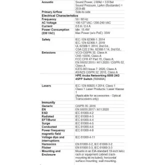 HPE Aruba Networking CX 6000 24G 4SFP stikalo R8N88A PRENOVITEV HPE Aruba Networking CX 6000 24G 4SFP stikalo R8N88A PRENOVITEV