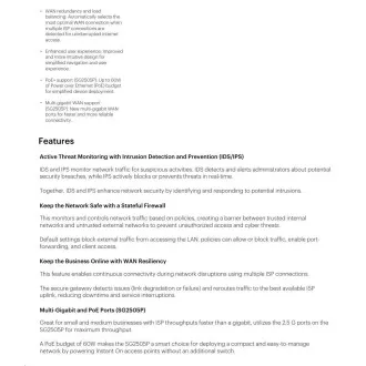 HPE Networking Instant On Secure Gateway 5-portni SmartRate 2,5G PoE  64W SG2505P