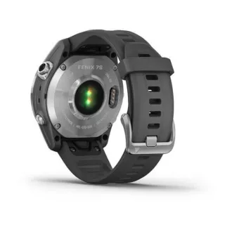 Garmin fenix 7s Glass, srebrn/grafitni silikonski trak, EU Garmin fenix 7s Glass, srebrn/grafitni silikonski trak, EU