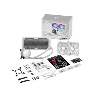ASUS CPU vodni hladilnik AIO ROG RYUO III 240 ARGB WHITE, 2x120mm, LGA1851, AM5
