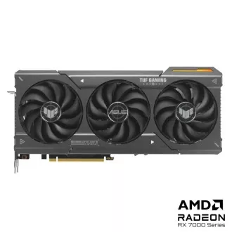 ASUS VGA AMD Radeon TUF RX 7600 XT 16G OC, AMD RX 7600 XT, 16 GB GDDR6, 3xDP, 1xHDMI