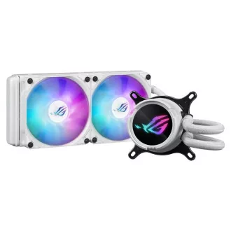 ASUS CPU vodni hladilnik AIO ROG STRIX LC III 240 ARGB WHITE, 2x120mm, LGA1851, AM5