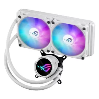 ASUS CPU vodni hladilnik AIO ROG STRIX LC III 240 ARGB WHITE, 2x120mm, LGA1851, AM5