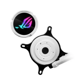 ASUS CPU vodni hladilnik AIO ROG STRIX LC III 240 ARGB WHITE, 2x120mm, LGA1851, AM5