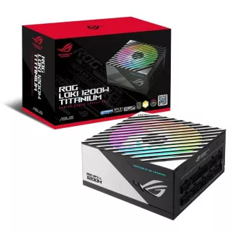 ASUSov napajalnik 1200W ROG LOKI SFX-L GAMING, 120 mm, popolnoma modularen, 80  Titanium, ARGB, SFX-L