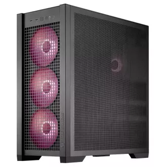 ASUS ohišje TUF GAMING CASE (GT302) TG, Mid Tower, 4x 140mm ARGB ventilator, črno