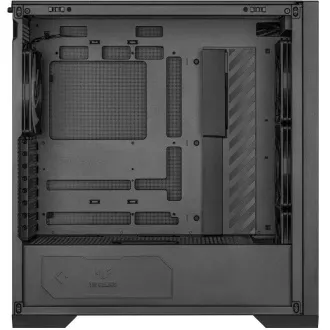 ASUS ohišje TUF GAMING CASE (GT302) TG, Mid Tower, 4x 140mm ARGB ventilator, črno