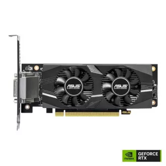ASUS VGA NVIDIA GeForce RTX 3050 LP BRK 6G, 6G GDDR6, 1xDP, 1xHDMI, 1xDVI