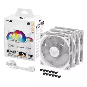 ASUSov ventilator TUF GAMING TR120 ARGB Reverse, 3x120mm, bela