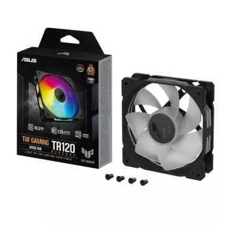 Ventilator ASUS TUF GAMING TR120 ARGB Reverse, 1x120mm, črn