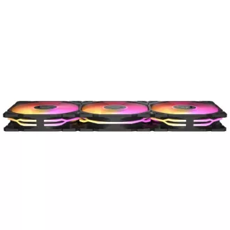Ventilator ASUS TUF GAMING TR120 ARGB, 3x120 mm, črn