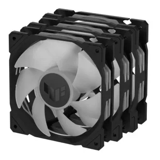 Ventilator ASUS TUF GAMING TR120 ARGB, 3x120 mm, črn