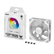 Ventilator ASUS TUF GAMING TR120 ARGB, 1x120mm, bele barve