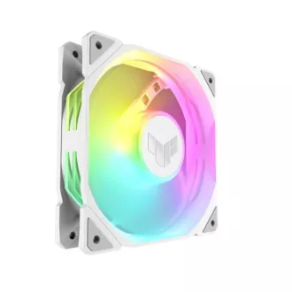 Ventilator ASUS TUF GAMING TR120 ARGB, 1x120mm, bele barve