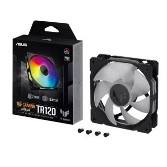 Ventilator ASUS TUF GAMING TR120 ARGB, 1x120mm, črn Ventilator ASUS TUF GAMING TR120 ARGB, 1x120mm, črn