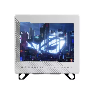 ASUSov vodni blok CPU ROG RYUJIN III WB, 3,5-palčni LCD zaslon, bel