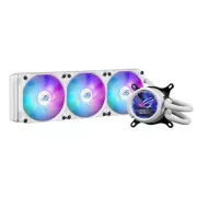 ASUS CPU vodni hladilnik AIO ROG STRIX LC III 360 ARGB LCD WHITE, 3x120mm, LCD zaslon, LGA1851, AM5, bela