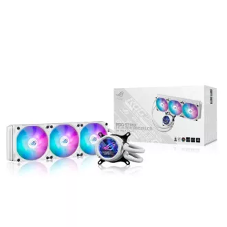 ASUS CPU vodni hladilnik AIO ROG STRIX LC III 360 ARGB LCD, 3x120mm, LCD zaslon, LGA1851, AM5, črna