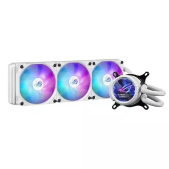 ASUS CPU vodni hladilnik AIO ROG STRIX LC III 360 ARGB LCD, 3x120mm, LCD zaslon, LGA1851, AM5, črna
