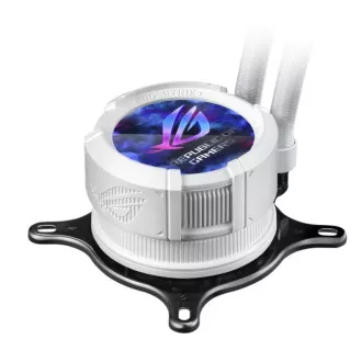 ASUS CPU vodni hladilnik AIO ROG STRIX LC III 360 ARGB LCD, 3x120mm, LCD zaslon, LGA1851, AM5, črna