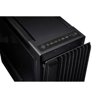 ASUS ohišje PROART PA602 WOOD TG PWM BLACK, Mid Tower, prozorna stranska plošča, črno