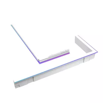 ASUS TUF GAMING ARGB Pro GT502 HORIZON komplet za osvetlitev, bela