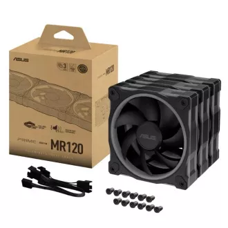 ASUS Ventilator PRIME MR120 ARGB, 3x120 mm, črn
