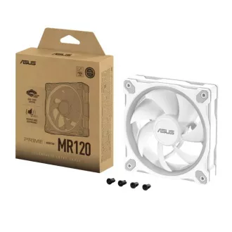 ASUS Ventilator PRIME MR120 ARGB, 1x120 mm, bela