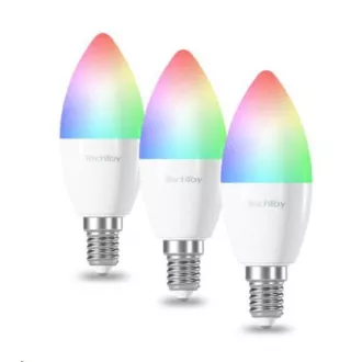 TechToy Pametna žarnica RGB 6W E14 ZigBee komplet 3 kosov