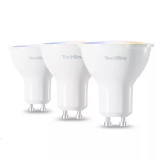 TechToy Pametna žarnica RGB 4,7W GU10 ZigBee komplet 3 kosov