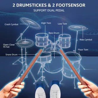 Pametne bobnarske palice AeroBand PocketDrum 2 PLUS - les Pametne bobnarske palice AeroBand PocketDrum 2 PLUS - les