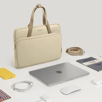 tomtoc torba čez ramo – za 14-palčni in 13-palčni MacBook Pro / Air, kaki tomtoc torba čez ramo – za 14-palčni in 13-palčni MacBook Pro / Air, kaki