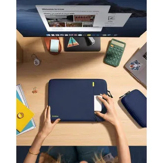 tomtoc Sleeve Kit – 13-palčni MacBook Pro / Air, mornarsko modra
