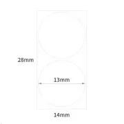 Niimbot etikete R 14x28mm 220pcs WhiteRound B za D11 in D110