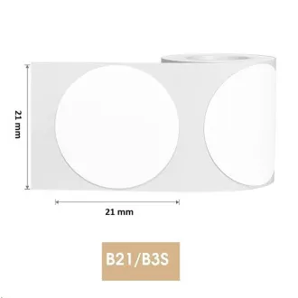 Niimbot etikete R 21x21mm 300 kosov RoundB za B21, B21S, B3S, B1
