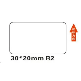 Niimbot etikete R 30x20mm 320 kosov bele barve za B21, B21S, B3S, B1