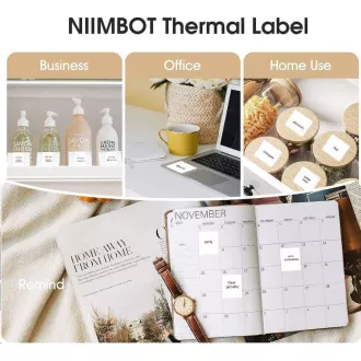 Niimbot etikete R 40x30mm 230 kosov bele barve za B21, B21S, B3S, B1 Niimbot etikete R 40x30mm 230 kosov bele barve za B21, B21S, B3S, B1