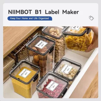 Niimbot tiskalnik nalepk B1 Smart, siv   zvitek nalepk 210 kosov
