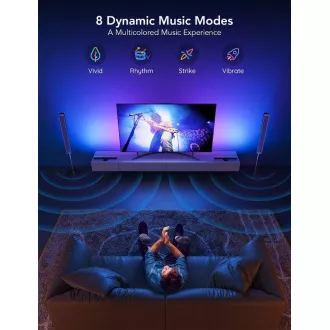 Govee SMART LED RGBIC plošča 38 cm za TV 43-75" - 2 kosa