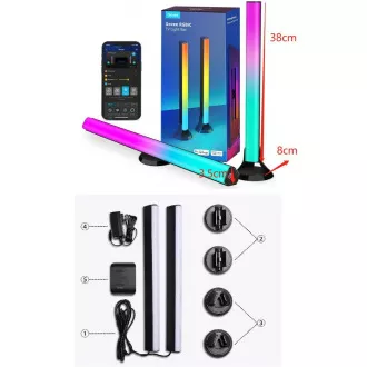 Govee SMART LED RGBIC plošča 38 cm za TV 43-75" - 2 kosa