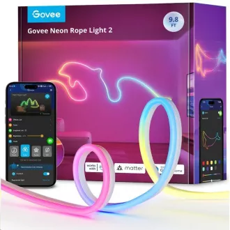 Govee Neon 2 MATTER fleksibilen LED trak (3 m) - RGBIC