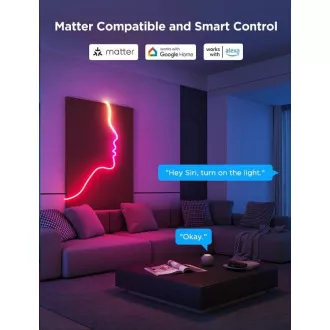 Govee Neon 2 MATTER fleksibilen LED trak (3 m) - RGBIC