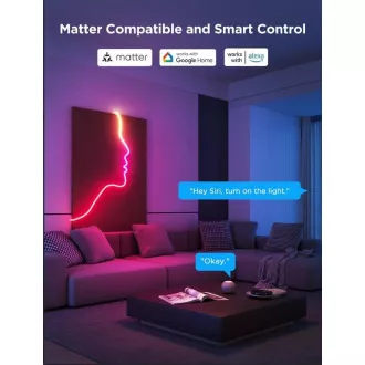 Govee Neon 2 MATTER fleksibilen LED trak (5 m) - RGBIC