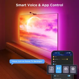 Govee Backlight 3S Netflix TV 55-65 SMART LED osvetlitev ozadja RGBICW