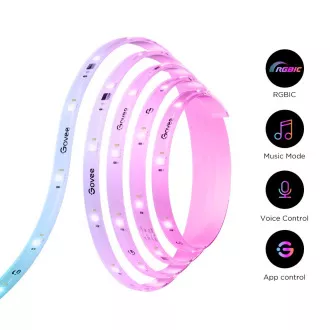 Govee WiFi RGBICW Smart PRO LED trak 5 m Matter - izjemno trpežen Govee WiFi RGBICW Smart PRO LED trak 5 m Matter - izjemno trpežen