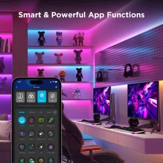 Govee WiFi RGBICW Smart PRO LED trak 10m Matter - izjemno trpežen Govee WiFi RGBICW Smart PRO LED trak 10m Matter - izjemno trpežen