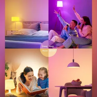 Govee Smart žarnica RGBWW 12W-85W 1200lm E27 z dolgo življenjsko dobo