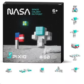 PIXIO NASA - Magnetni komplet za kolonialno bazo